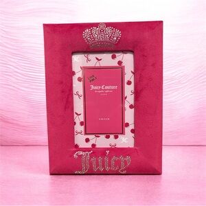 Juicy Couture Bright Pink Frame with Rhinestone detail NWT